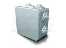 Коробка распределительная 80х80х55мм с отверстиями IP54 Коробка распределительная 80х80х55мм с отверстиями IP54